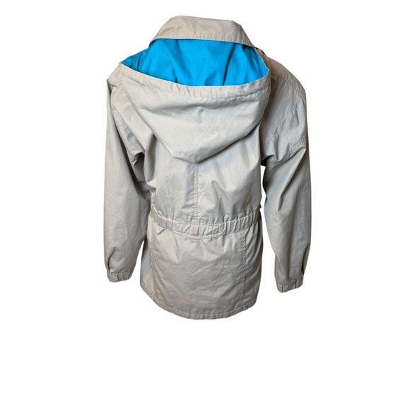 London Fog Women's All Weather Jacket Coat Hood Small Water Repellant Neutral - Picture 4 of 12